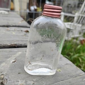 Antique vintage bottle dated from May 7th 1887